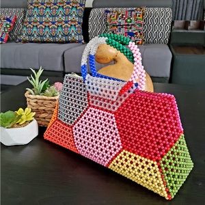 🌟SOLD🌟 Shebbah Handmade Beaded Handbag